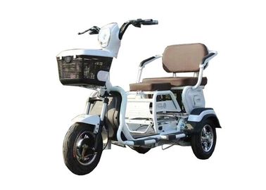Chiny 20AH Akumulator elektryczny trójkołowy motocykl, biały plastikowy korpus motoroweru dostawca