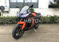 Cyfrowe prędkościomierz Pomarańczowe czarne Uliczne sportowe motocykle Mufler Tłumik ze stali nierdzewnej dostawca