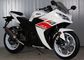 Gas Motor Street Sport Motocykle, 250cc Cool Sport Bikes / Street Bikes White Color dostawca